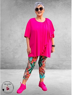 Only-m Tuniek Travel Overslag Pink